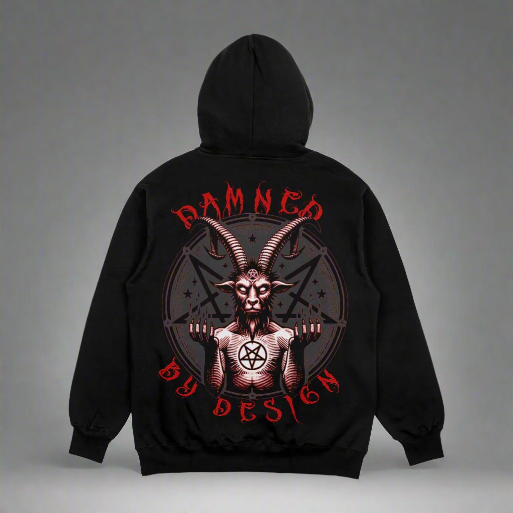 Damned By Design Baphomet Hoodie