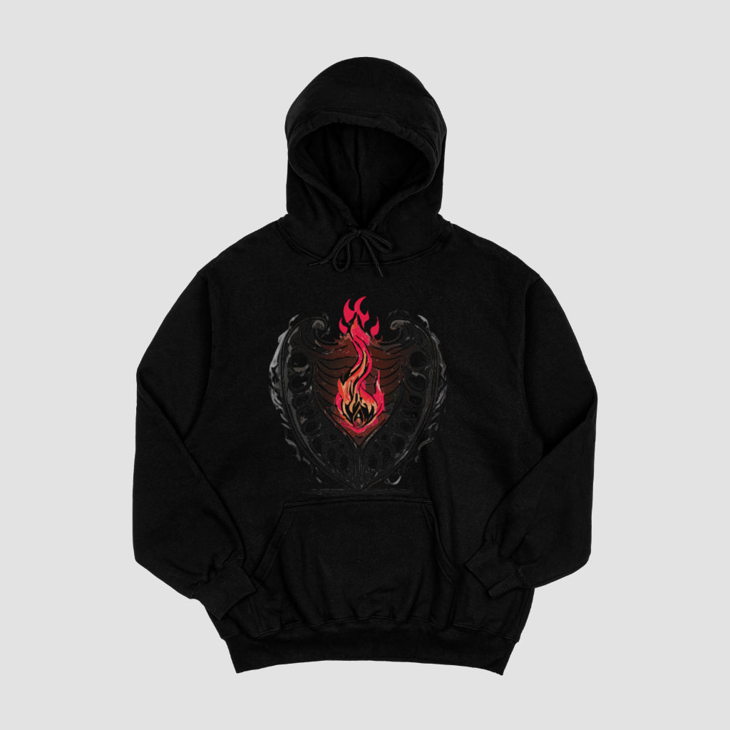 Flaming Heart Hoodie