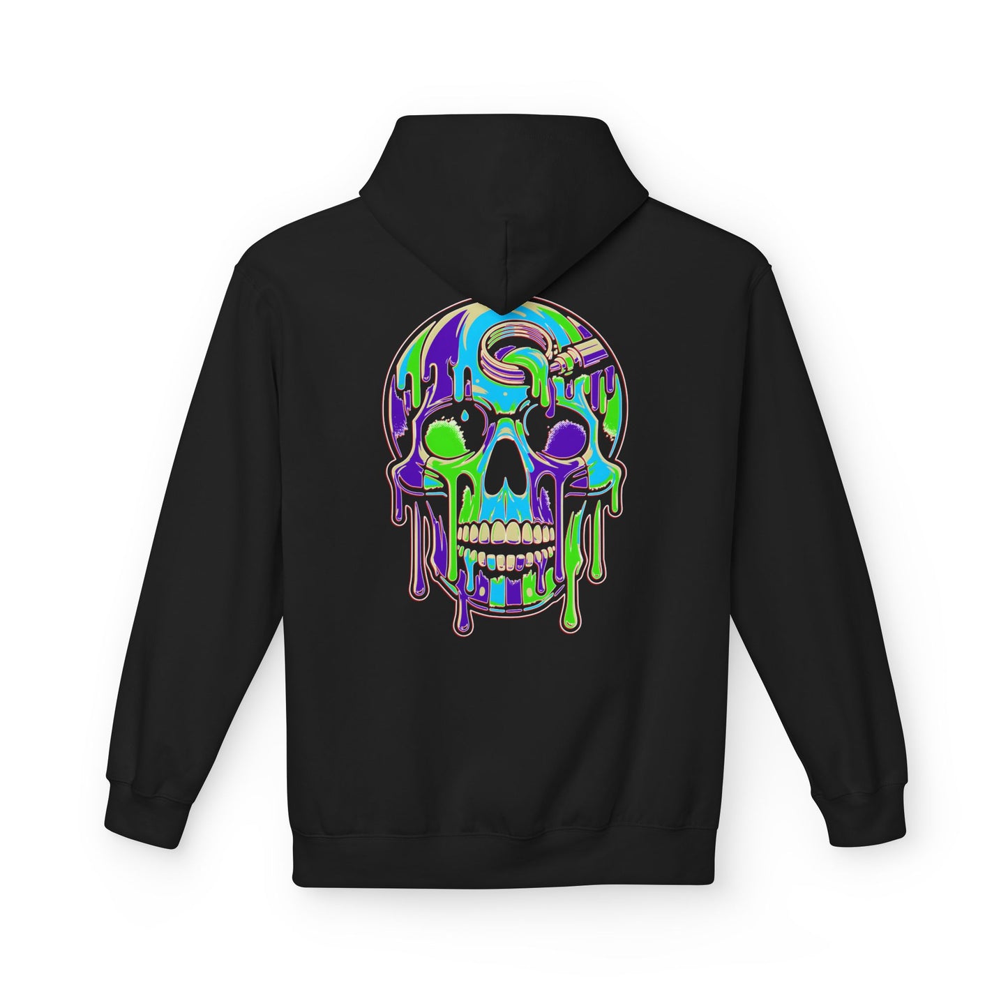 Blue Drip Skull - Pullover Hoodie