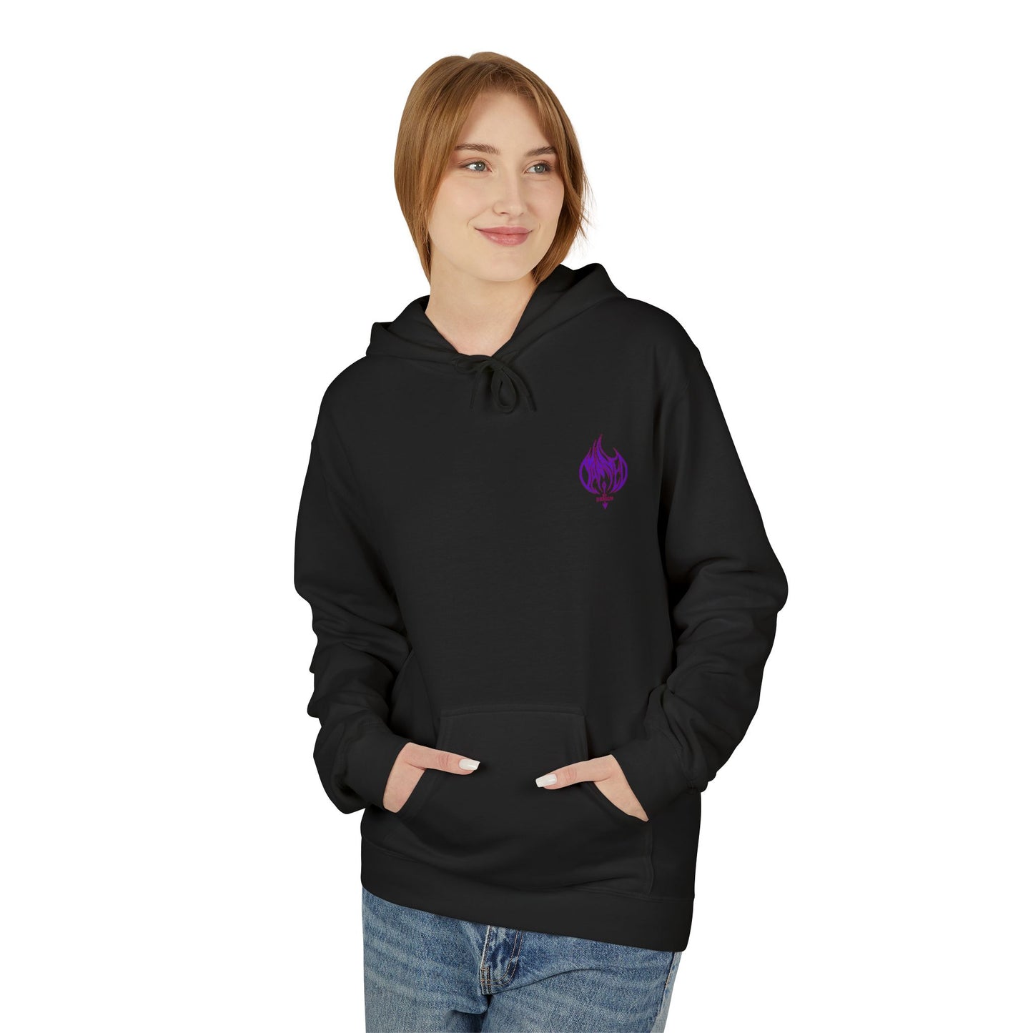 Purple Drip Skull - Pullover Hoodie