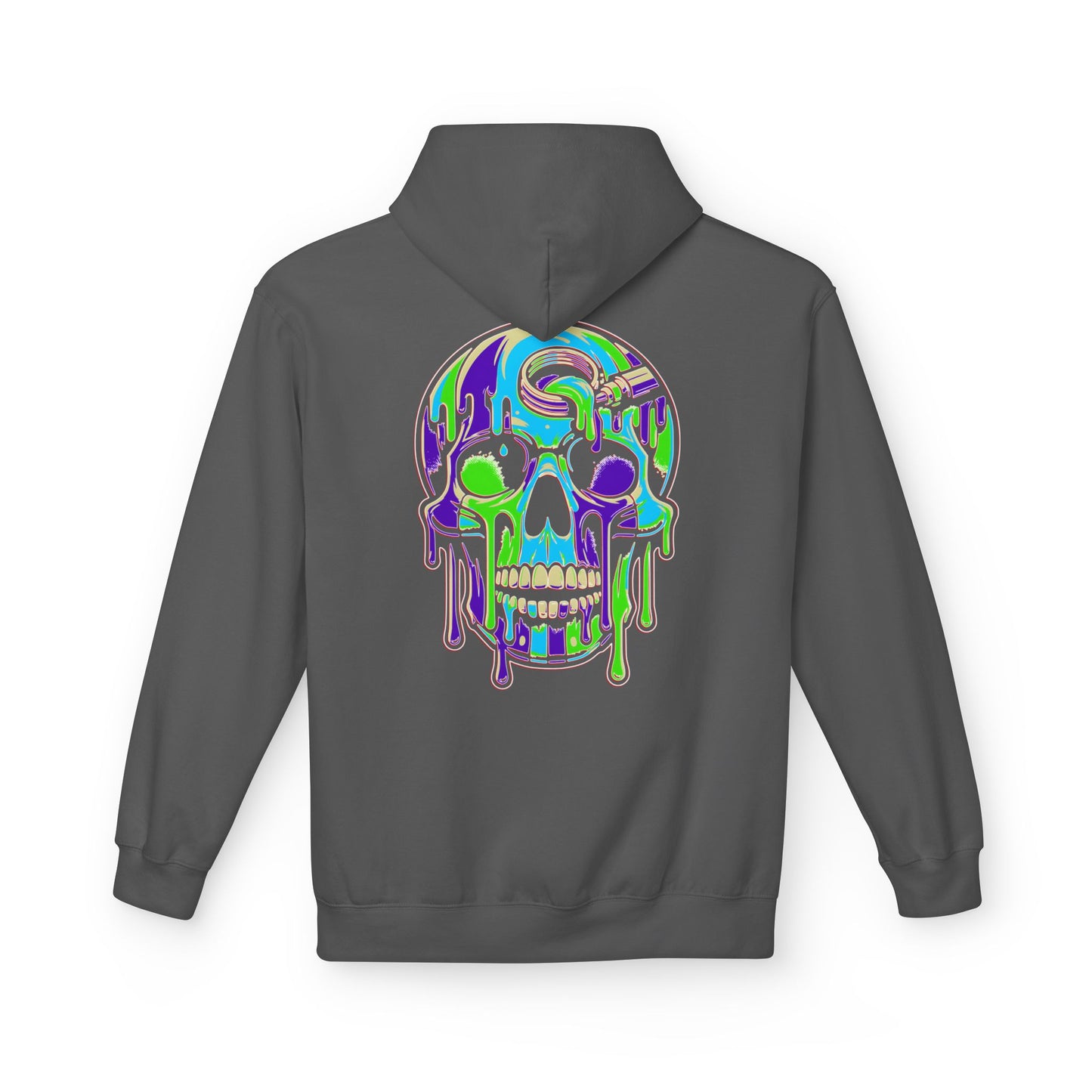 Blue Drip Skull - Pullover Hoodie