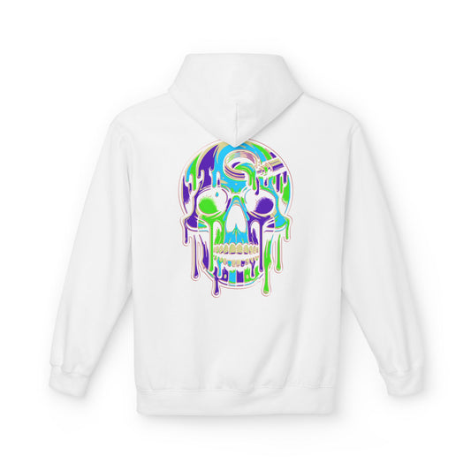 Blue Drip Skull - Pullover Hoodie