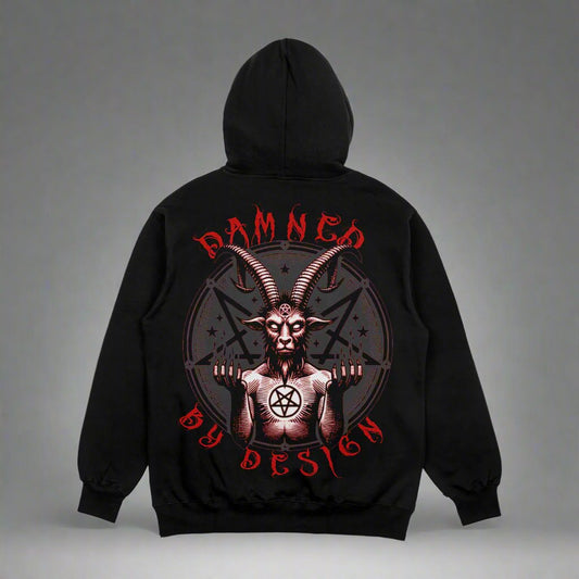 Damned By Design Baphomet Hoodie